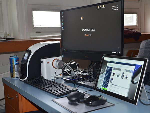 Nepřímá intraorální digitalizace firmy Atomvet byla k dispozici na obou workshopech